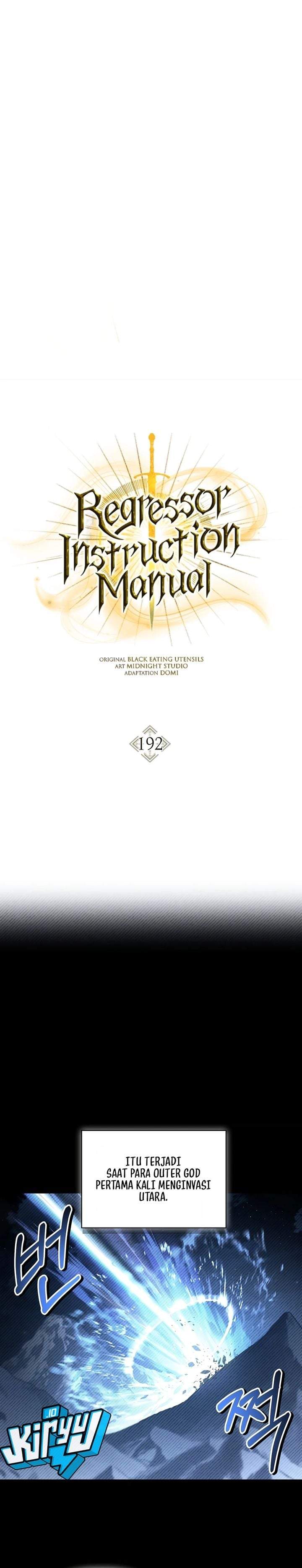 Regressor Instruction Manual Chap 192 - Next Chap 193