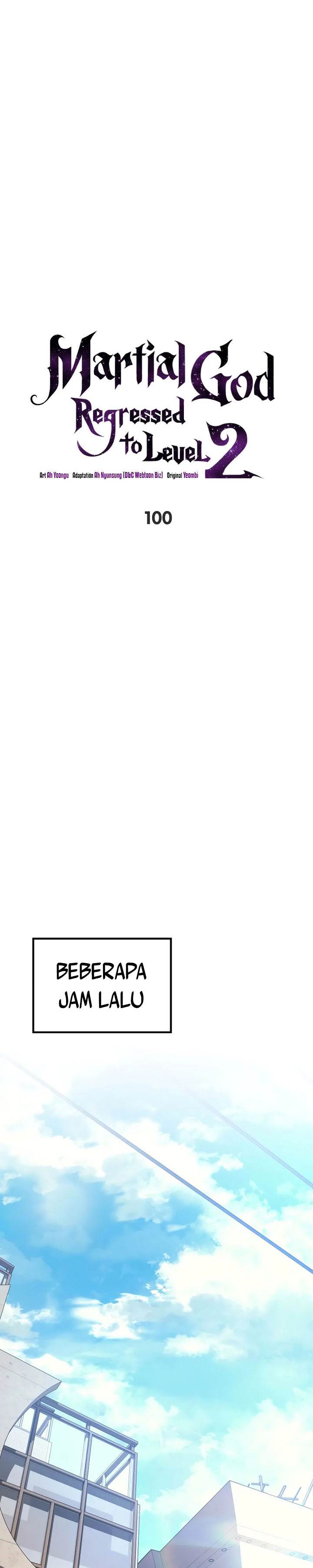 Martial God Regressed to Level 2 Chap 100 - Next Chap 101