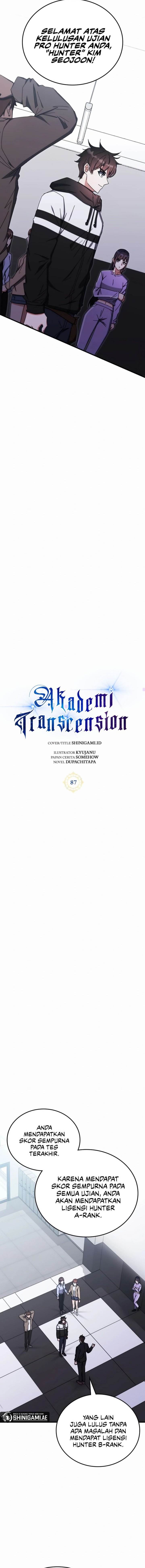 Transcension Academy Chap 87 - Next Chap 88