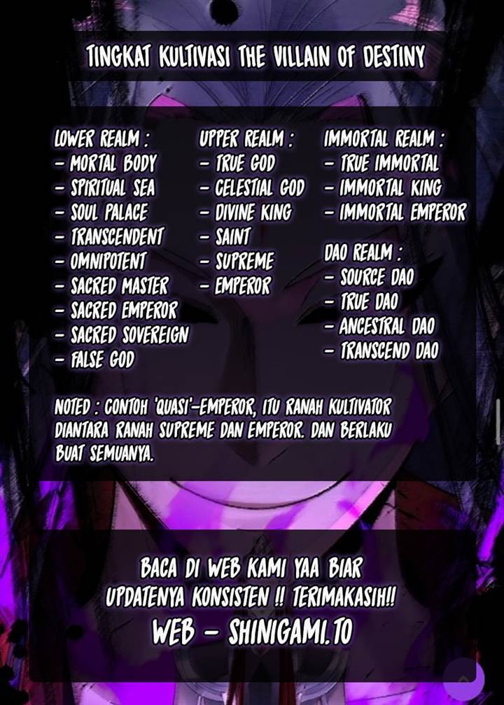 The Villain Of Destiny Chap 328 - Next Chap 329