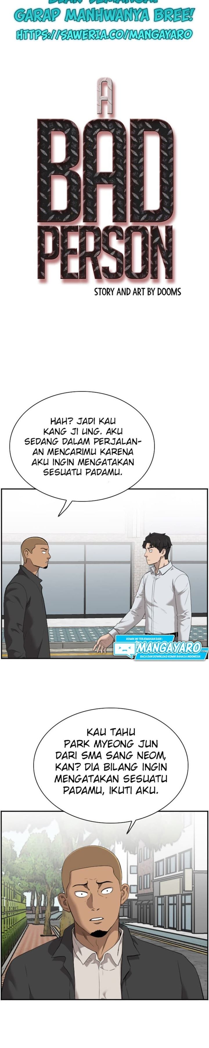 A Bad Person Chap 44 - Next Chap 45