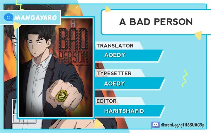 A Bad Person Chap 37 - Next Chap 38