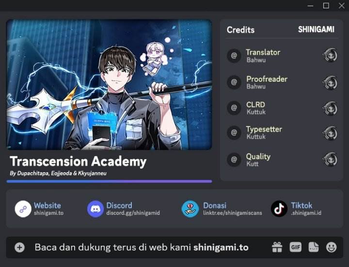 Transcension Academy Chap 170 - Next Chap 171