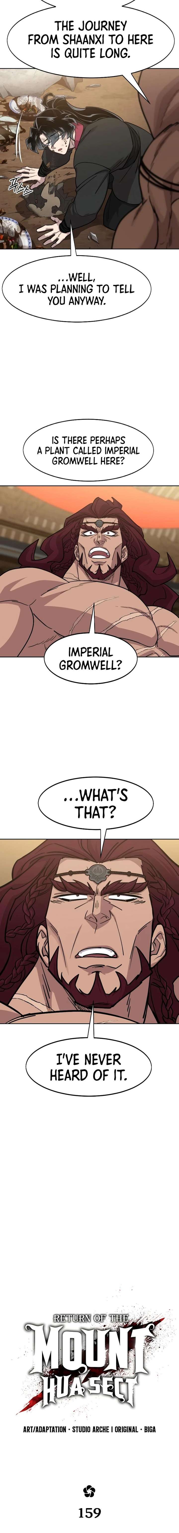 Return of the Mount Hua Sect Chap 159 - Next Chap 160
