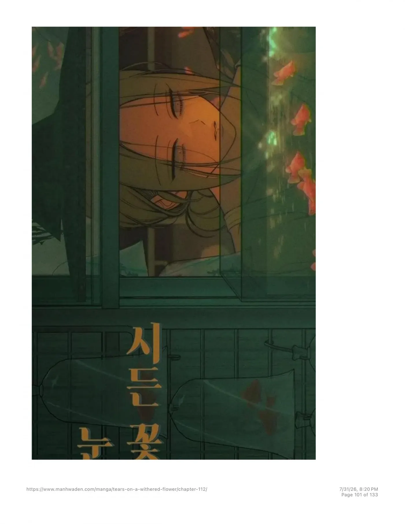 Tears on a Withered Flower Chap 112 - Next Chap 113