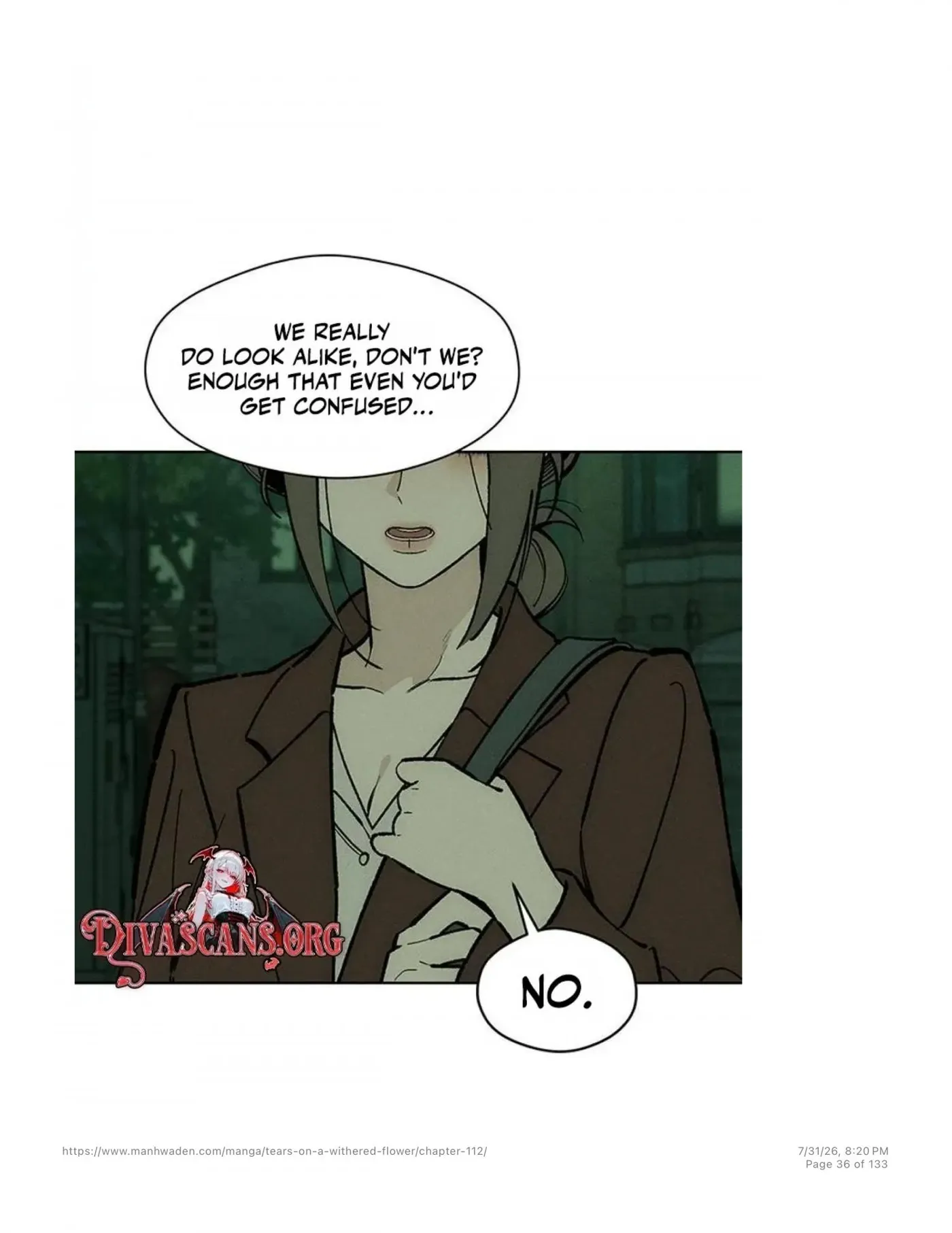 Tears on a Withered Flower Chap 112 - Next Chap 113
