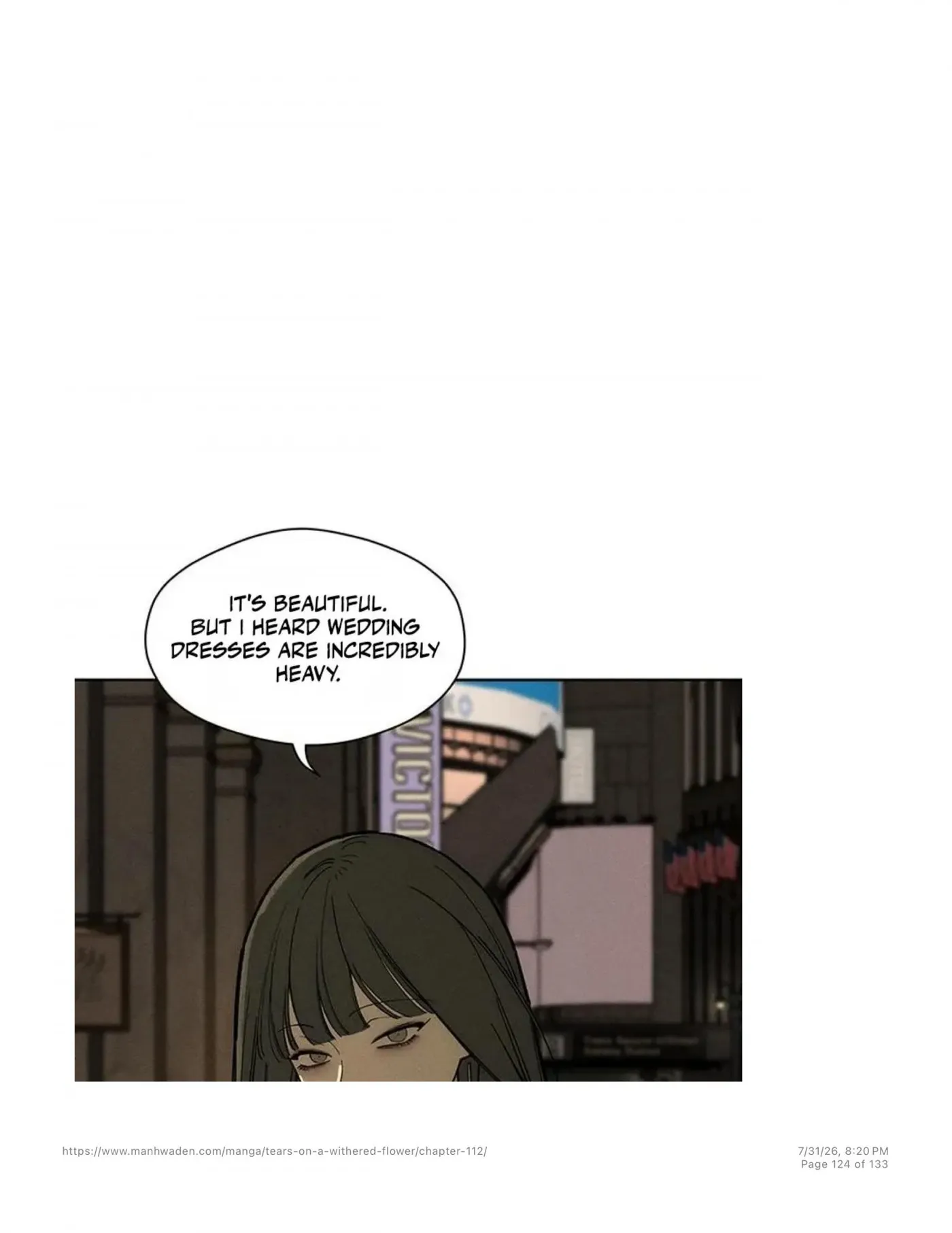 Tears on a Withered Flower Chap 112 - Next Chap 113