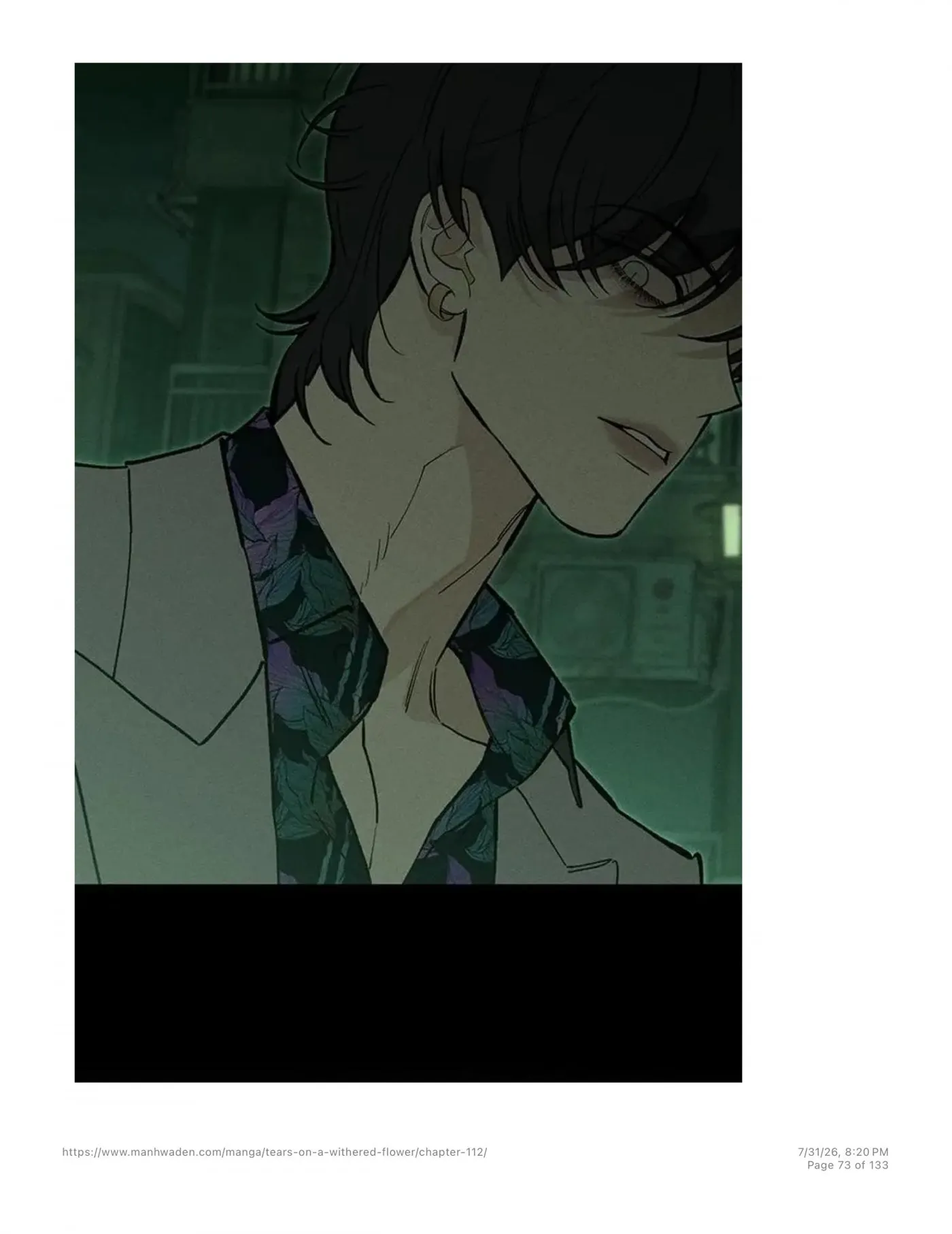 Tears on a Withered Flower Chap 112 - Next Chap 113