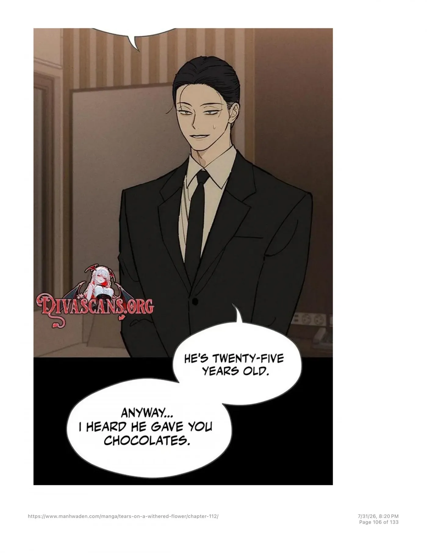 Tears on a Withered Flower Chap 112 - Next Chap 113