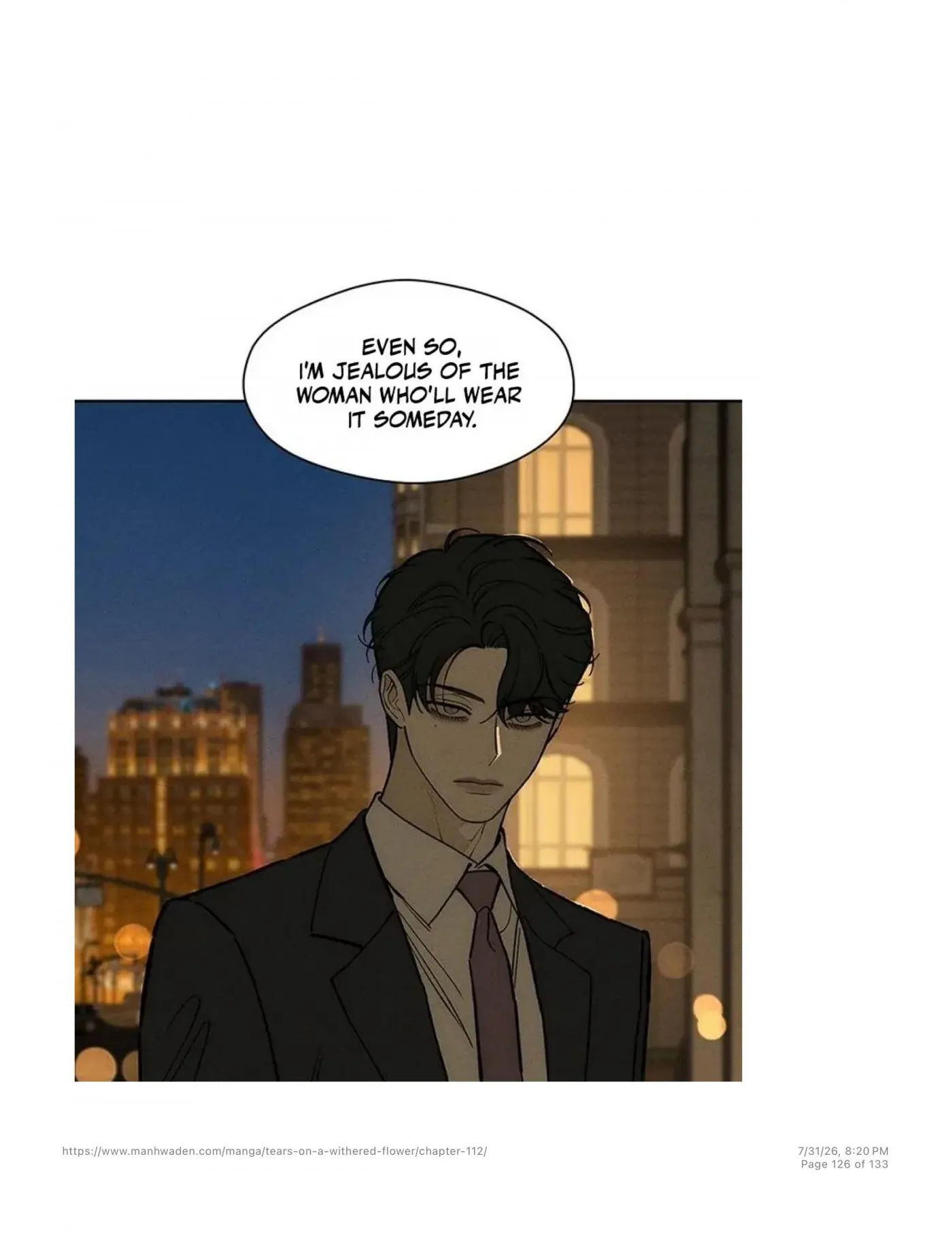 Tears on a Withered Flower Chap 112 - Next Chap 113