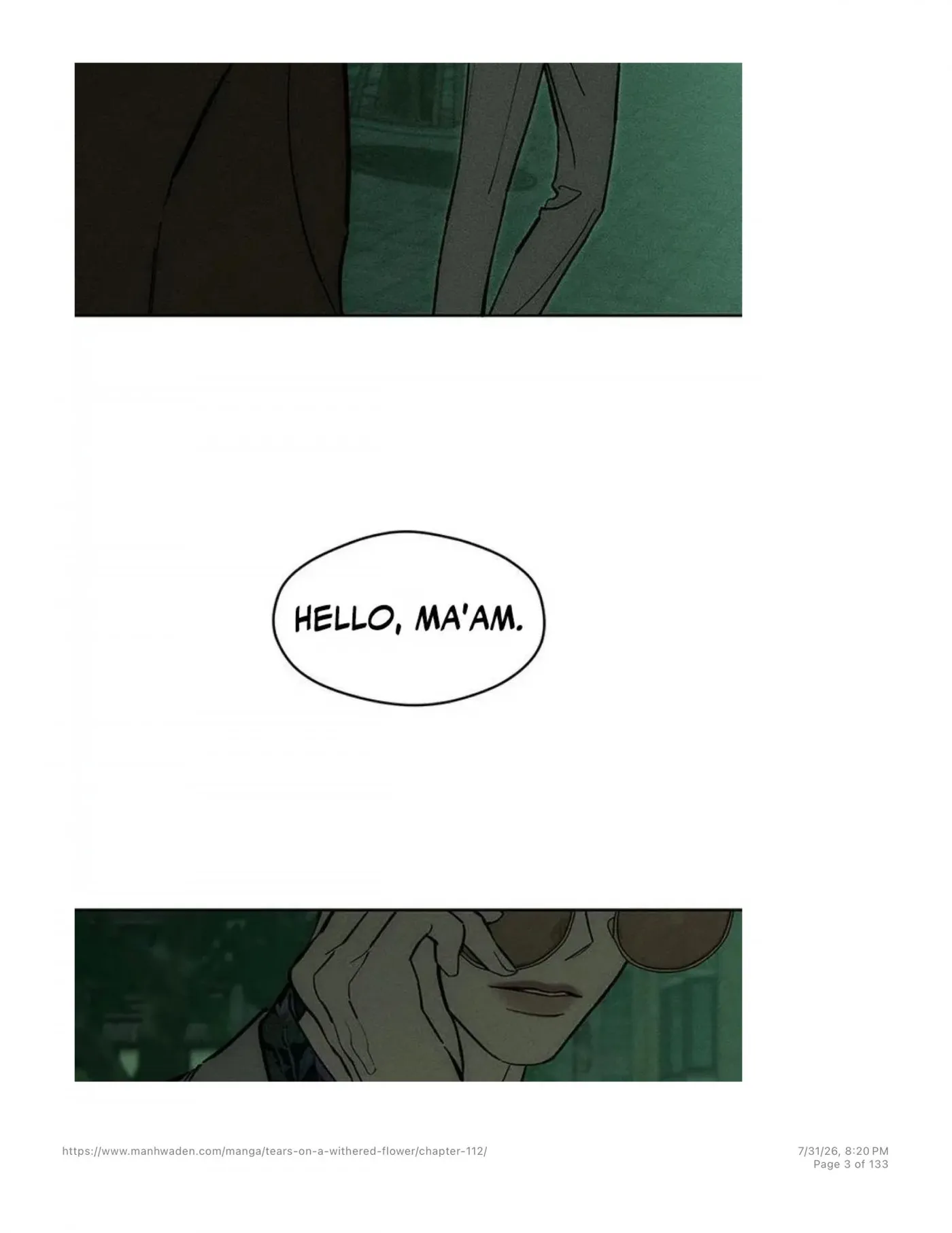 Tears on a Withered Flower Chap 112 - Next Chap 113