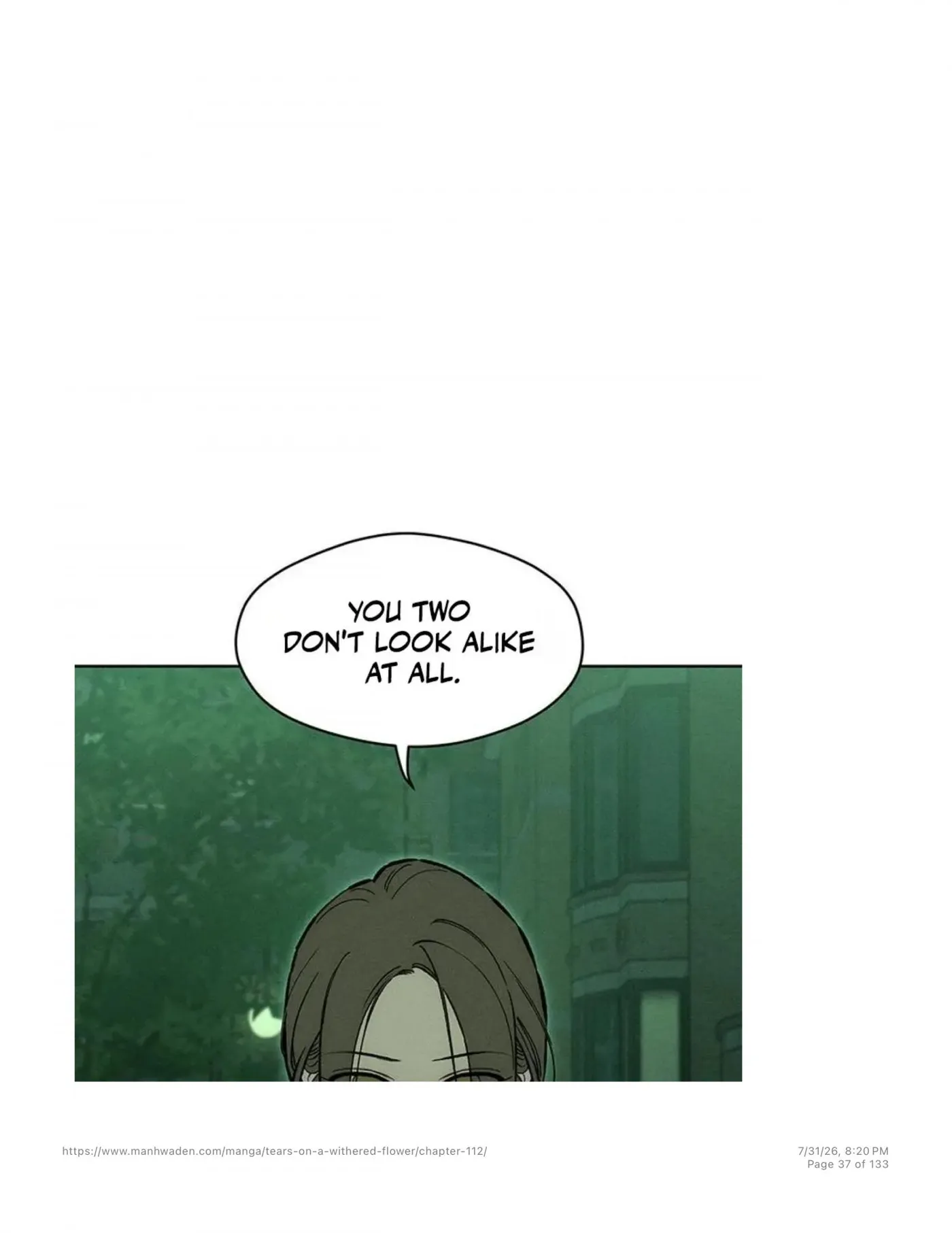 Tears on a Withered Flower Chap 112 - Next Chap 113
