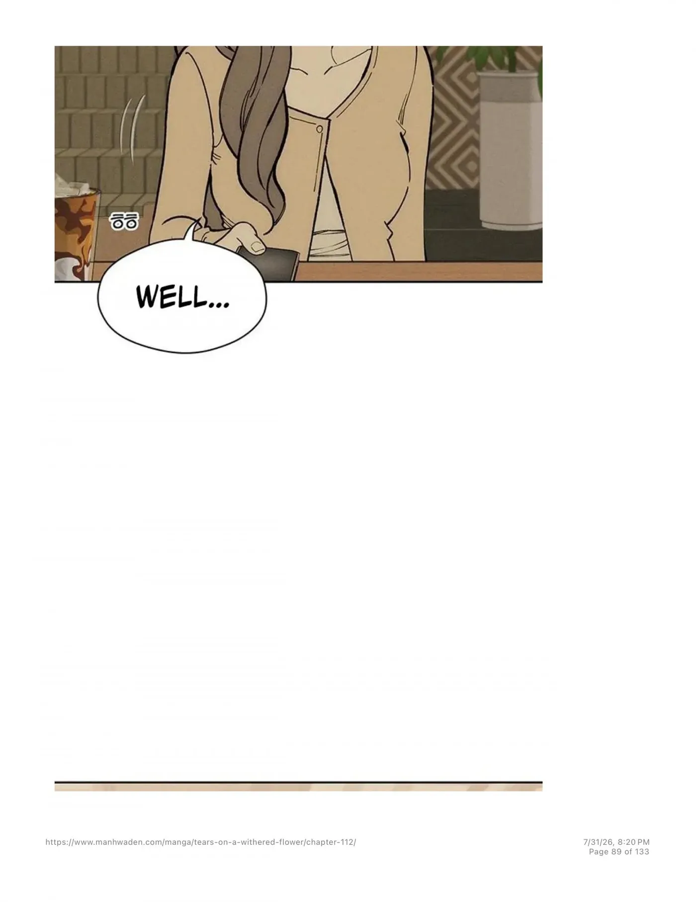Tears on a Withered Flower Chap 112 - Next Chap 113