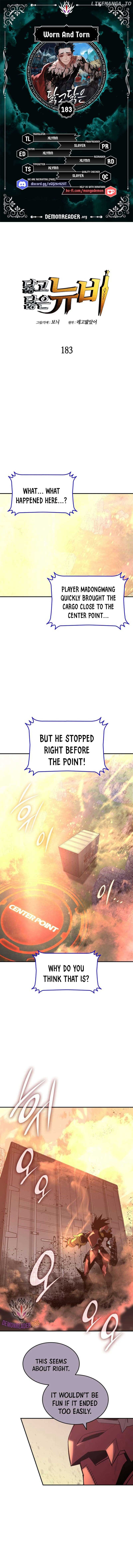 Worn and Torn Newbie Chap 183 - Next Chap 184