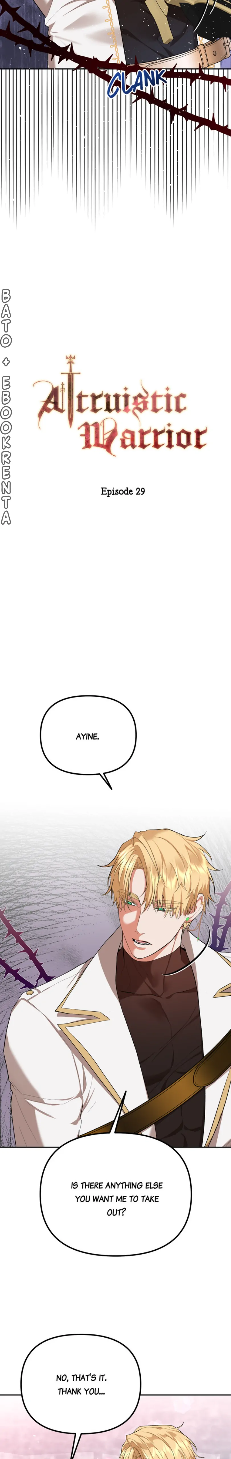 Altruistic Warrior Chap 29 - Next Chap 30