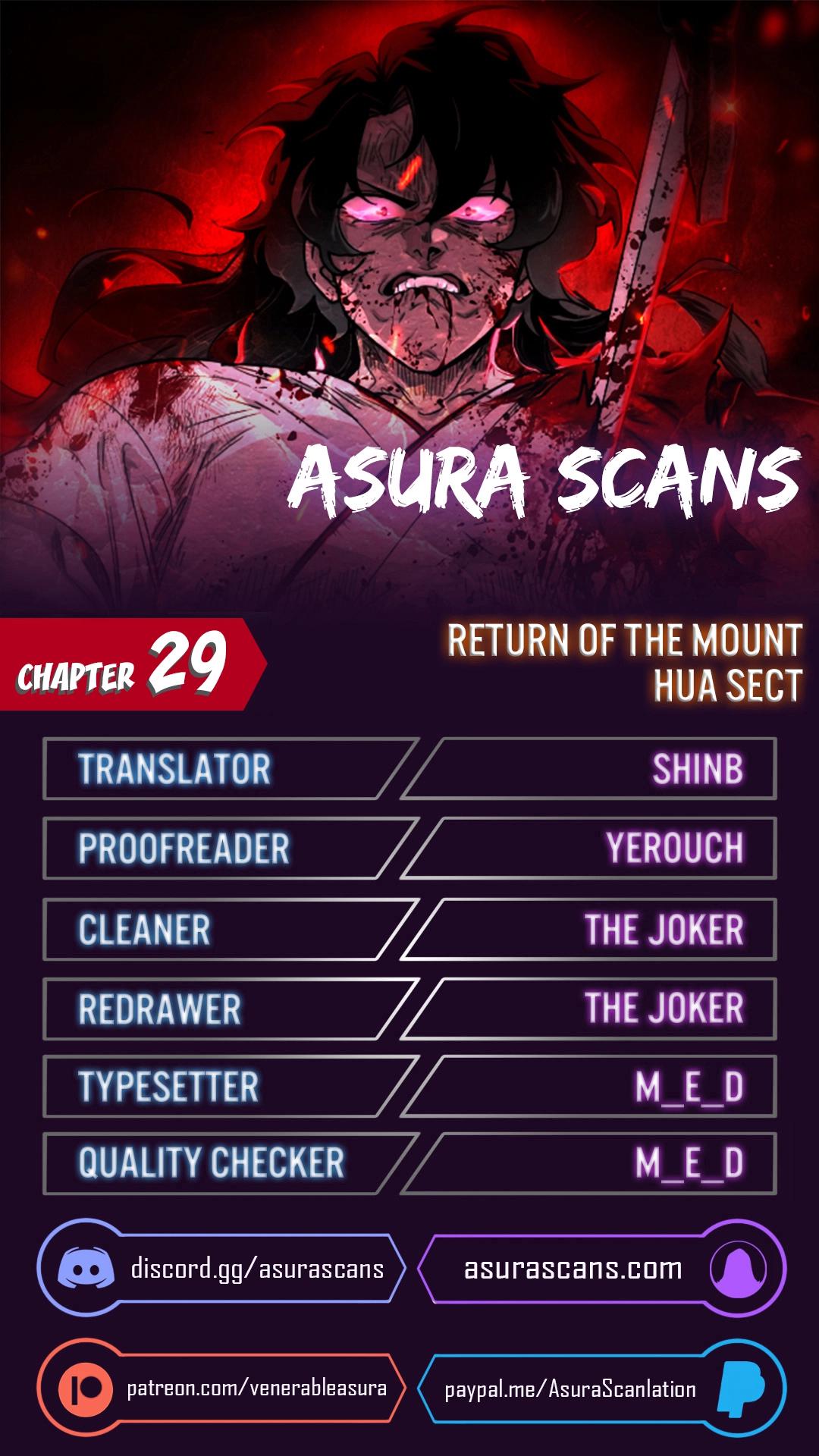 Return of the Mount Hua Sect Chap 29 - Next Chap 30