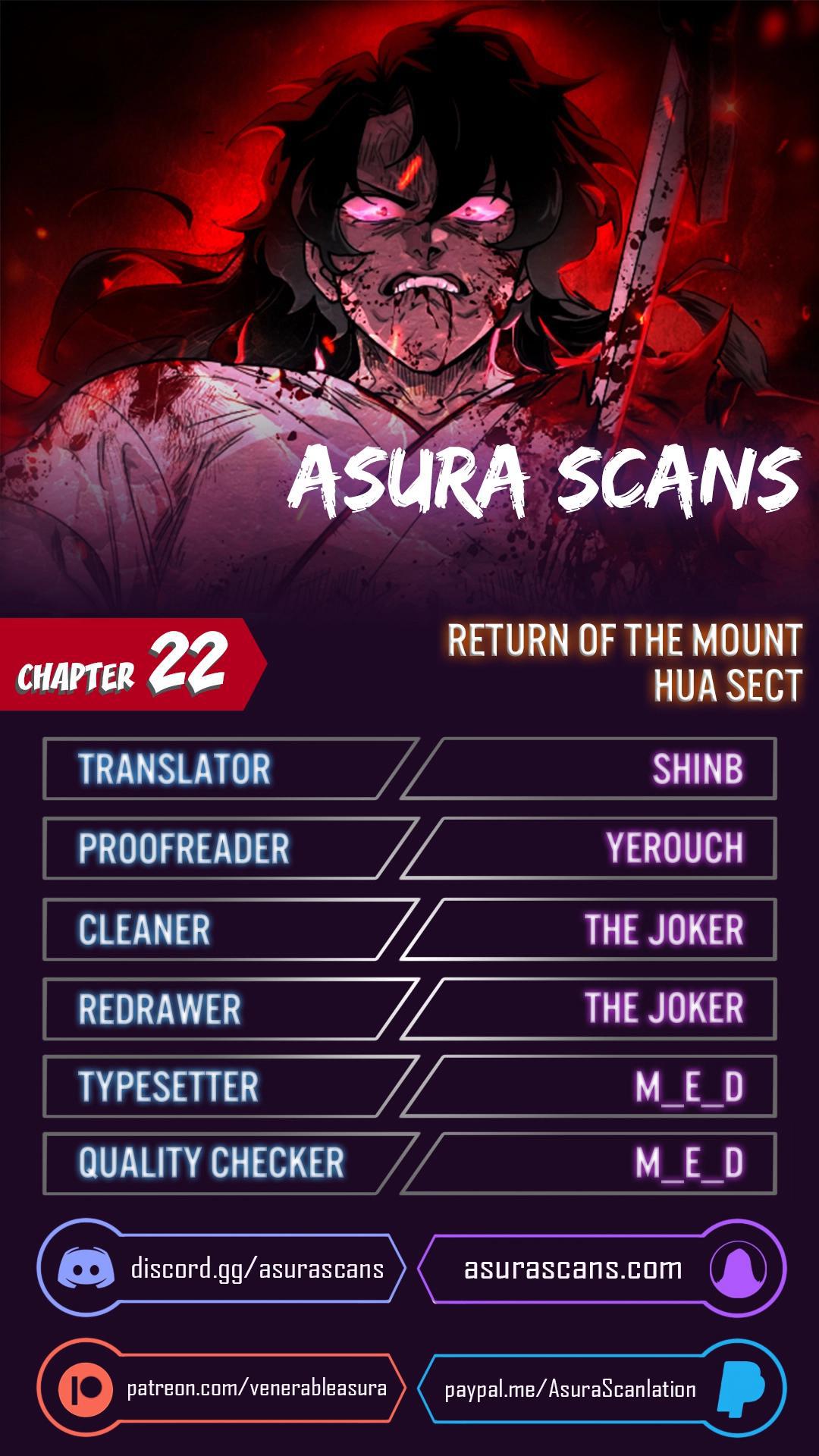 Return of the Mount Hua Sect Chap 22 - Next Chap 23