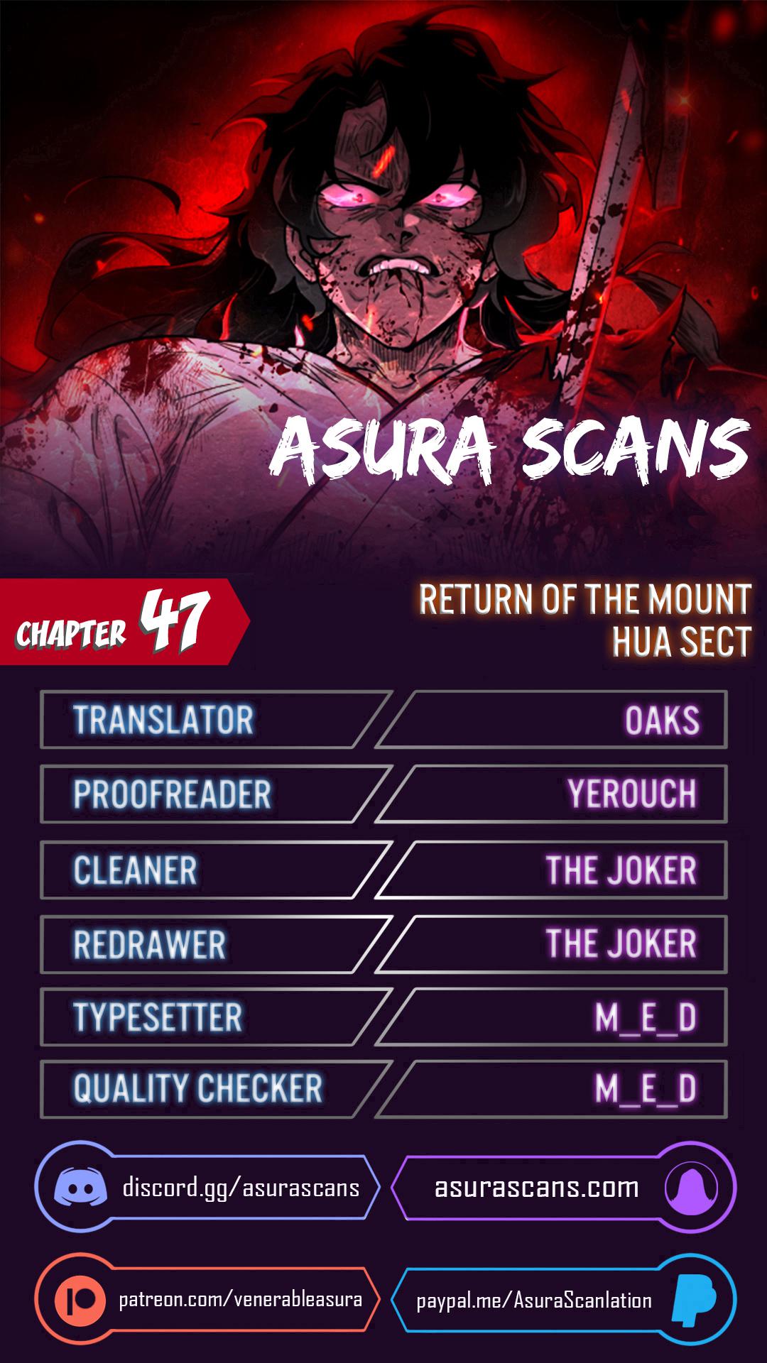 Return of the Mount Hua Sect Chap 47 - Next Chap 48