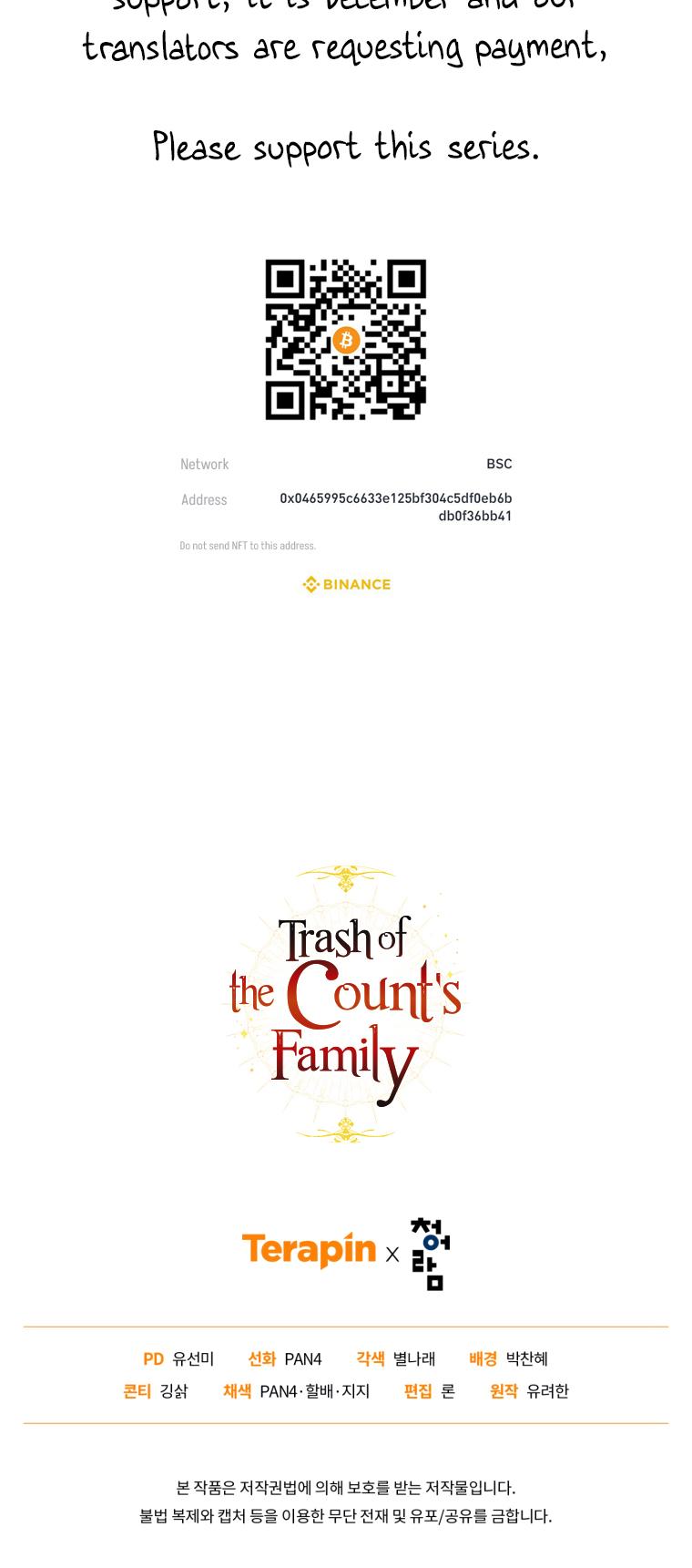Trash of the Count’s Family Chap 110 - Next Chap 111
