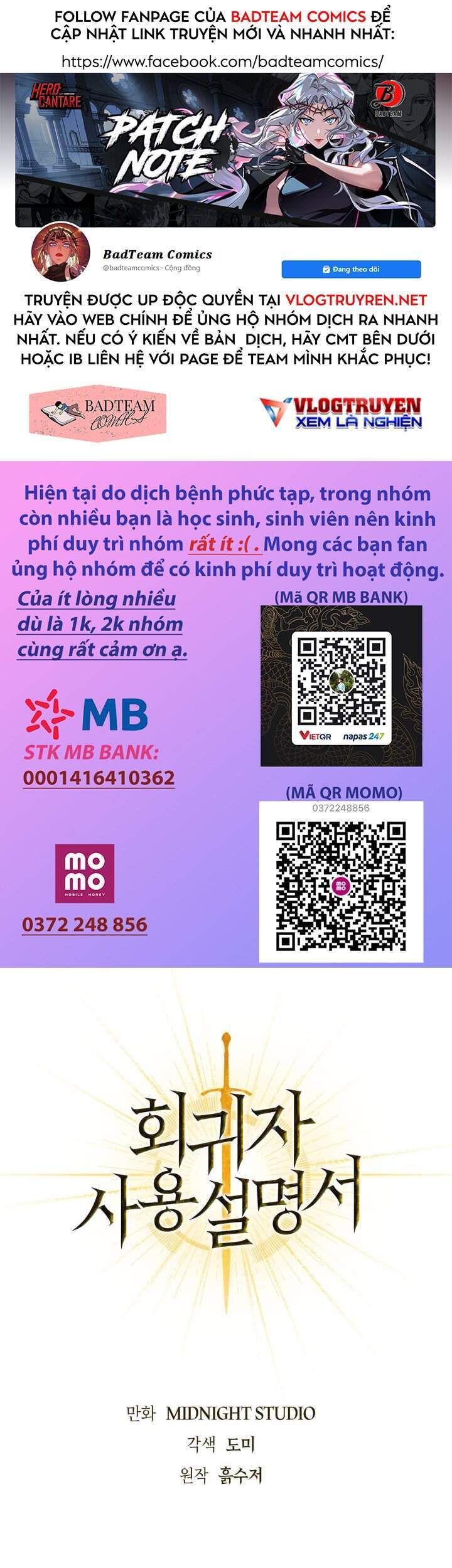 Kí Sự Hồi Quy Chap 7 - Next Chap 8