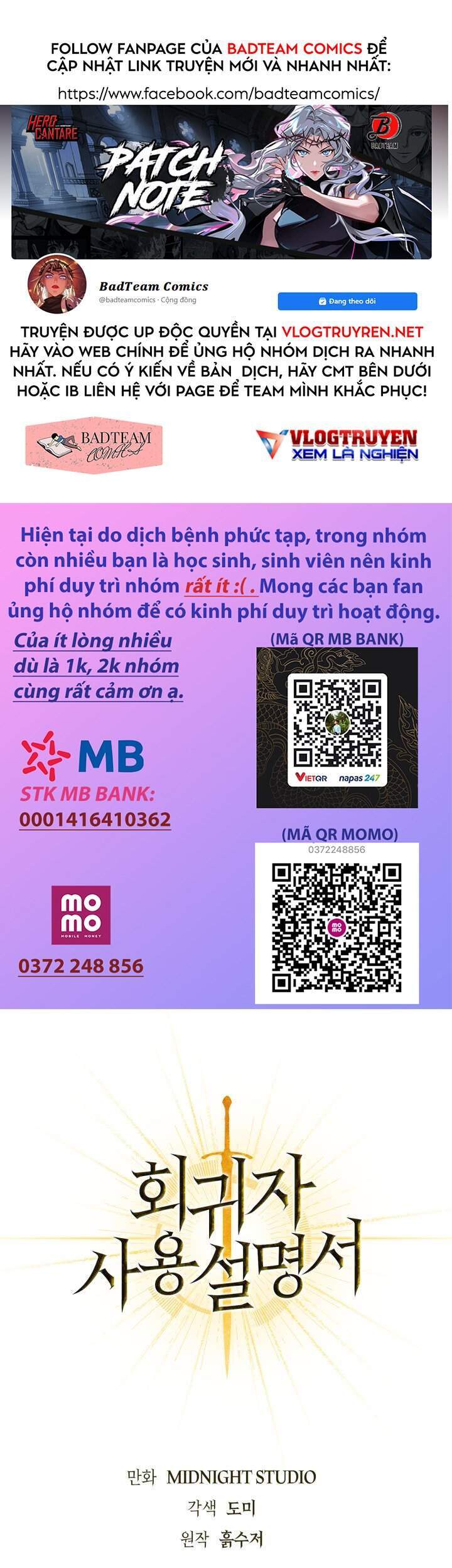 Kí Sự Hồi Quy Chap 9 - Next Chap 10